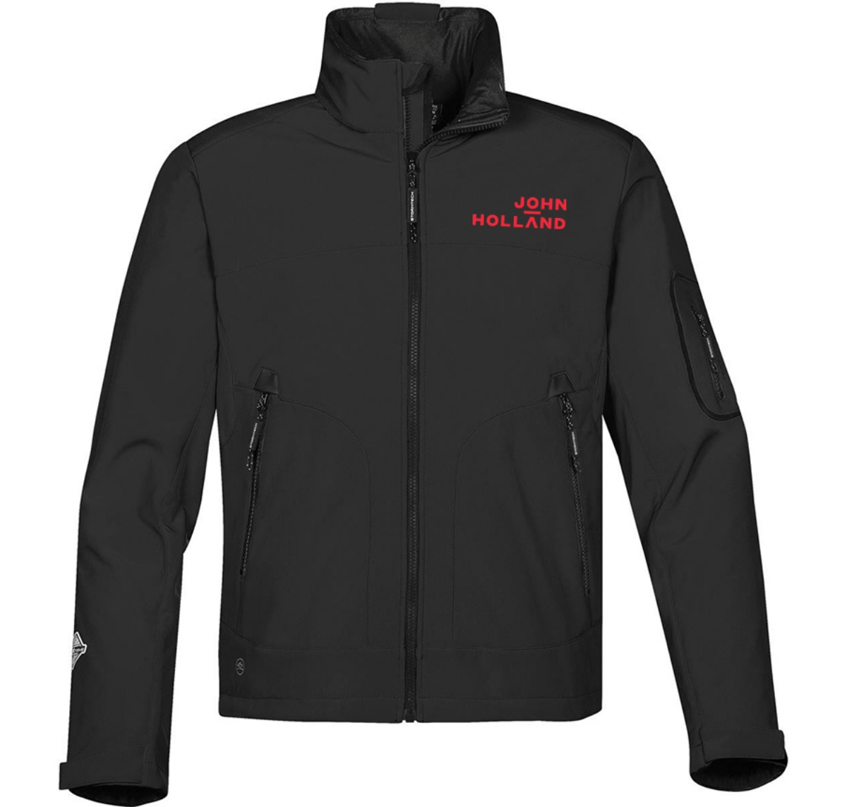 Picture of John Holland Mens Softshell Jacket Black 