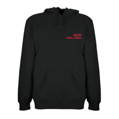 Picture of John Holland Ladies Hoodie Black