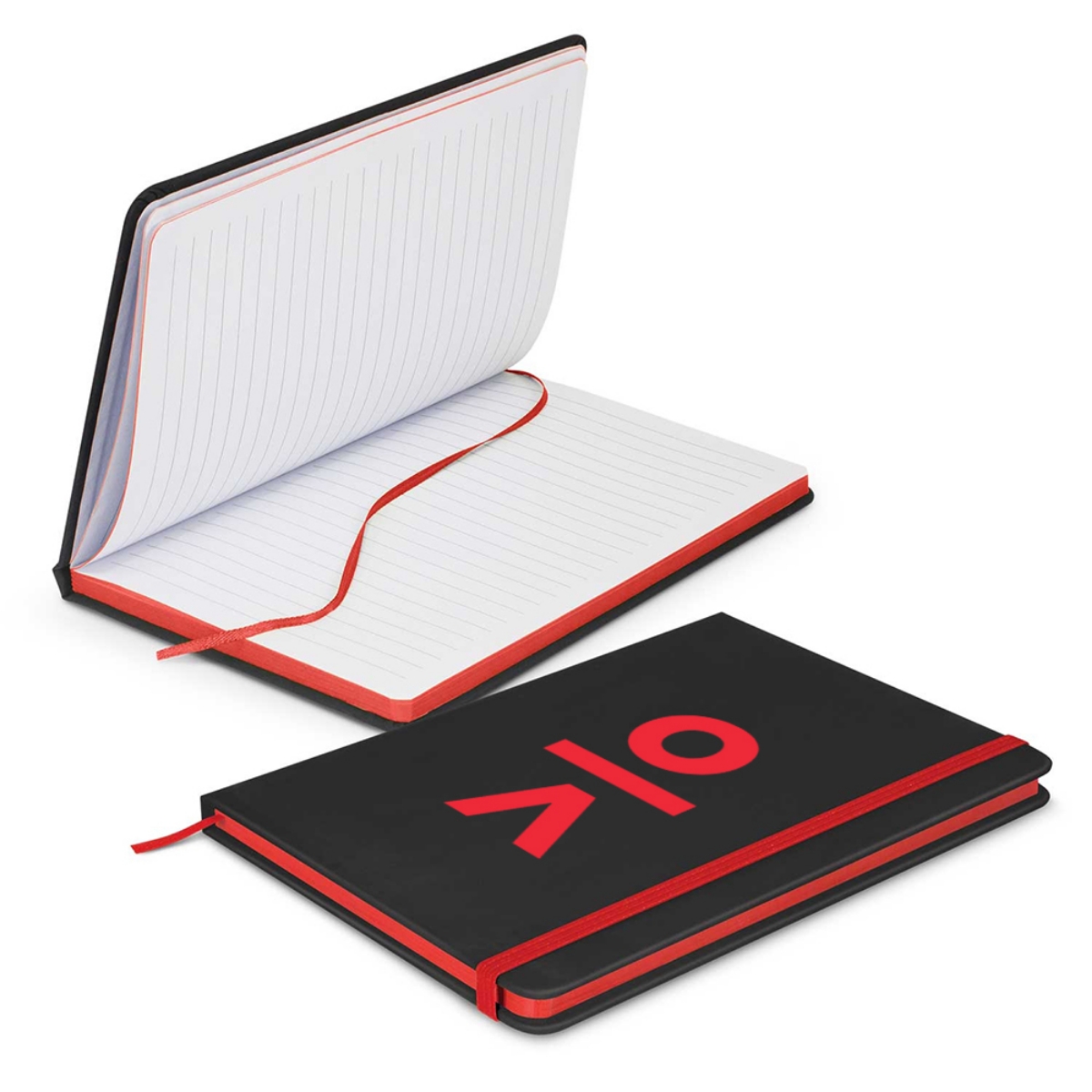 Picture of John Holland A5 Omega Notebook Black
