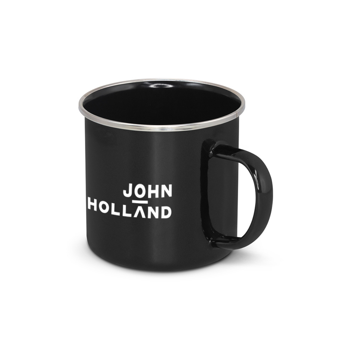 Picture of John Holland Bendigo Enamel Mug Black