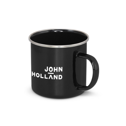 Picture of John Holland Bendigo Enamel Mug Black
